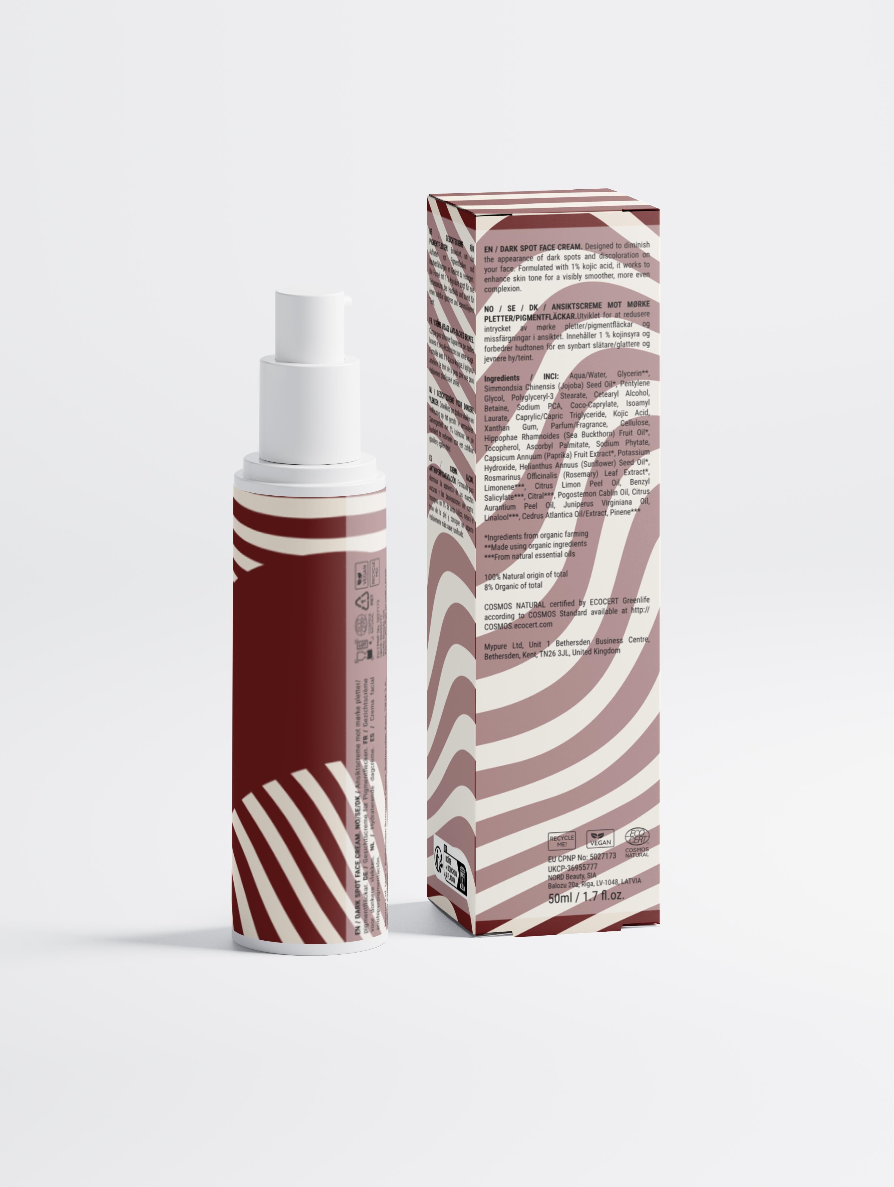 Dark Spot Face Cream with Kojic Acid